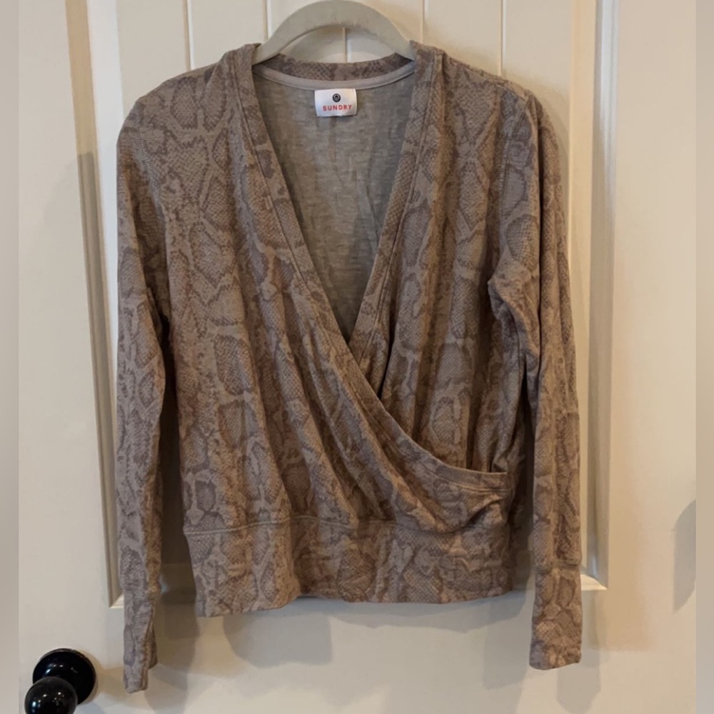 Snake Print Top